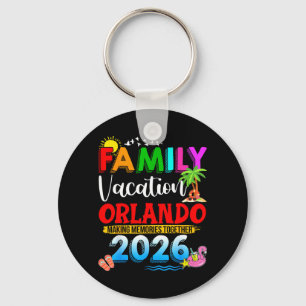 Family Vacation Orlando 2026 Matching Group Summer Key Ring