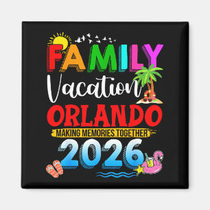 Family Vacation Orlando 2026 Matching Group Summer Magnet