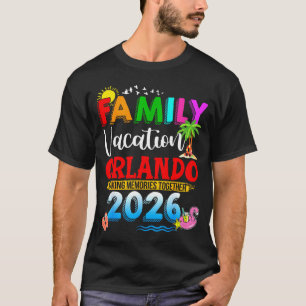 Family Vacation Orlando 2026 Matching Group Summer T-Shirt