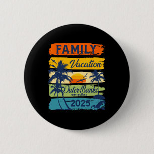 Family Vacation Outer Banks North Carolina 2025 Fa 6 Cm Round Badge