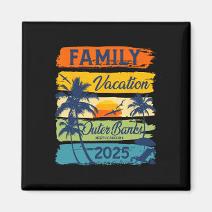 Family Vacation Outer Banks North Carolina 2025 Fa Magnet