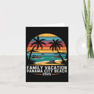 Family Vacation Panama Beach Trip 2025 Panama City Card
