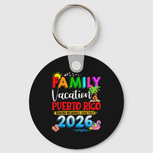 Family vacation puerto rico 2026 matching group key ring