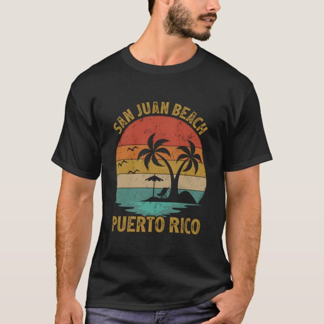 Family Vacation Puerto Rico San Juan Beach T-Shirt (Front)