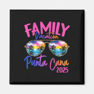 Family Vacation Punta Cana 2025 Matching Holiday S Magnet