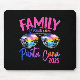 Family Vacation Punta Cana 2025 Matching Holiday S Mouse Pad