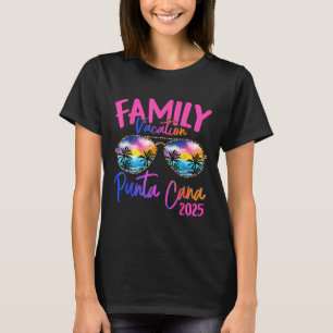 Family Vacation Punta Cana 2025 Matching Holiday S T-Shirt
