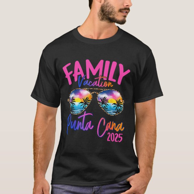 Family Vacation Punta Cana 2025 Matching Holiday S T-Shirt (Front)