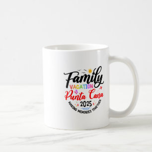 Family Vacation Punta Cana 2025 Matching Vacation Coffee Mug