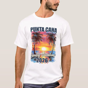 Family Vacation Punta Cana 2026 Summer Trip Matchi T-Shirt