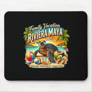 Family Vacation Riviera Maya 2025 Making Memories Mouse Pad