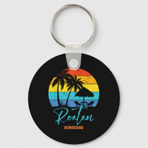 Family Vacation Roatan Honduras Beach Vacation Mat Key Ring