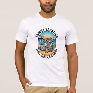Family Vacation Santa Monica California Matching  T-Shirt