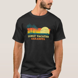 Family Vacation Sarasota American Florida Usa Beac T-Shirt