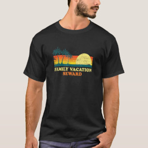Family Vacation Seward American Alaska Usa Beach T-Shirt