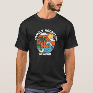 Family Vacation Seward Beach Alaska Beach Bum T-Shirt