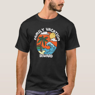 Family Vacation Seward Beach Alaska Beach Bum T-Shirt
