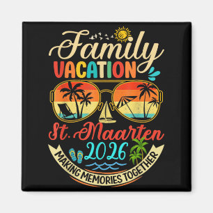 Family Vacation St Maarten 2026 Memories Family Magnet