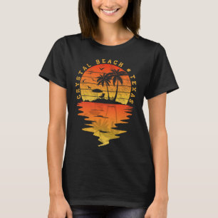 Family Vacation Tees Texas Crystal Beach Vintage P