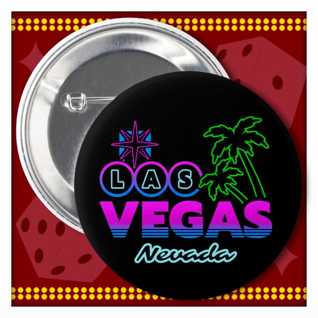 Family Vacation Trip Souvenir Las Vegas Vacation 6 Cm Round Badge (Creator Uploaded)