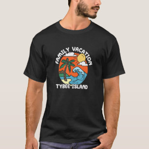 Family Vacation Tybee Island Beach Georgia Beach B T-Shirt