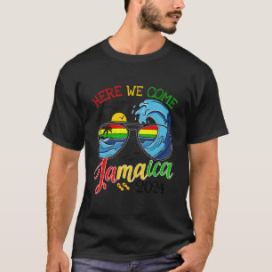 Family Vacation Vacay Girls Trip Jamaica Here We C T-Shirt
