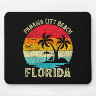 Family Vacation Vintage Retro Florida Panama City Mouse Pad