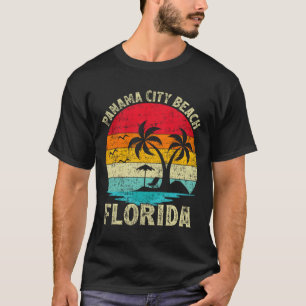 Family Vacation Vintage Retro Florida Panama City T-Shirt
