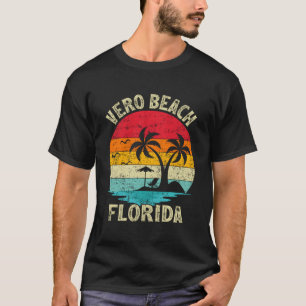 Family Vacation Vintage Retro Florida Vero Beach T-Shirt
