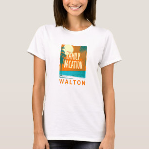 Family Vacation Walton Beach Florida Beach Bum Tou T-Shirt