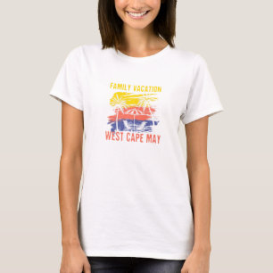 Family Vacation West Cape May Holiday New Jersey F T-Shirt