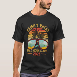 Family Vacay 2023 North Carolina Bald Head Island  T-Shirt