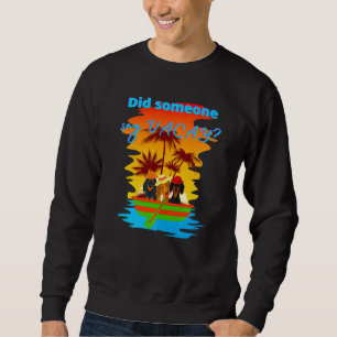 Family Vacay Doxie Pups Cute Dachshund  Funny Wien Sweatshirt