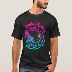 Family Vacay Squad Trip Family Vacation Santa Moni T-Shirt