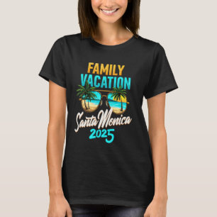 Family Vacay Squad Trip Family Vacation Santa Moni T-Shirt