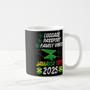 Family Vibes Jamaica Family Trip 2025 Jamaica Vaca Coffee Mug