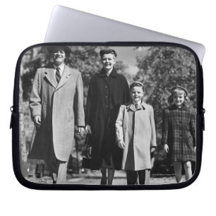 Family Walking Laptop Sleeve
