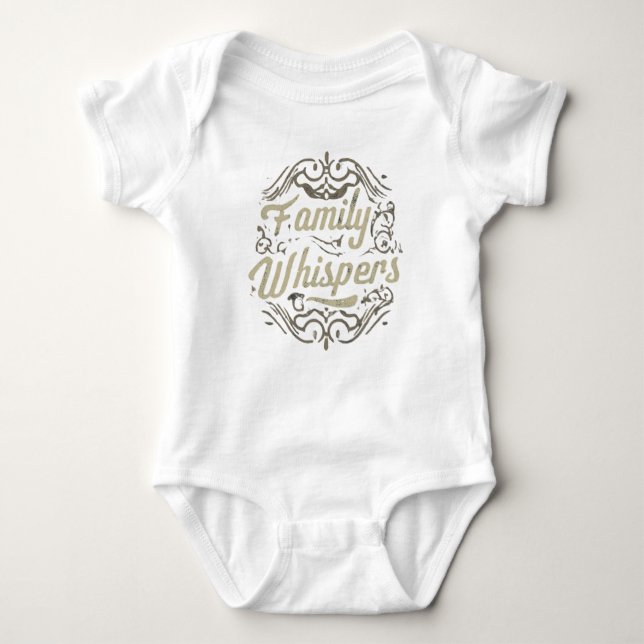 Family Whispers T-Shirt Baby Bodysuit (Front)