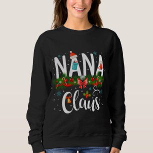 family winter santa Christmas family nana claus Sweatshirt