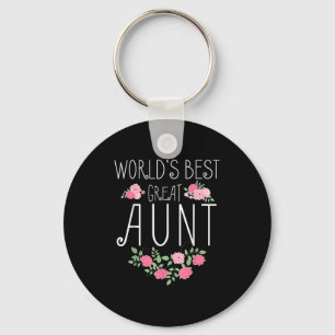 Family World's Great Aun Funny Auntie Ever Gift  Key Ring