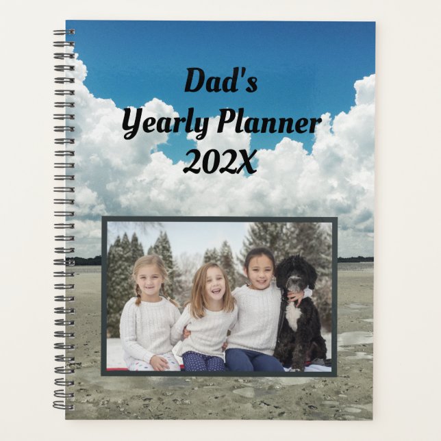 Family Yearly Planner Personalised Photo Template (Front)