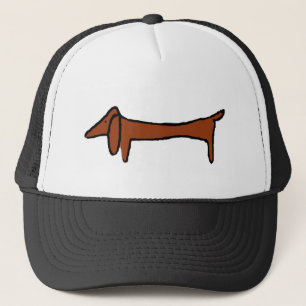 Famous Abstract Dachshund Trucker Hat