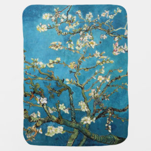 Famous art, Blossoming Almond Tree by Van Gogh Baby Blanket