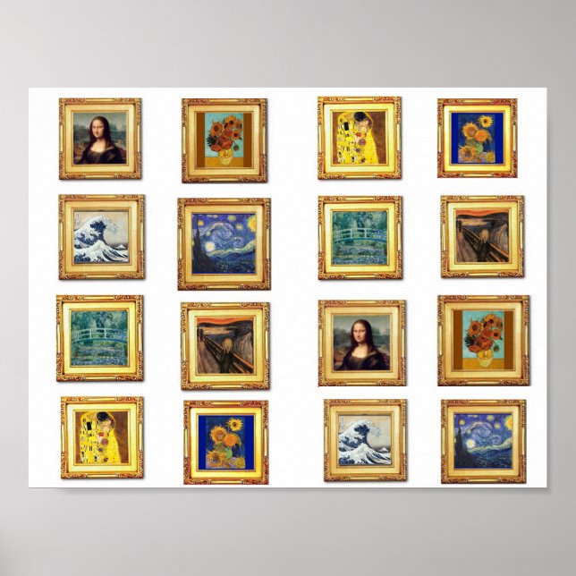 Famous Artwork Poster (Front)