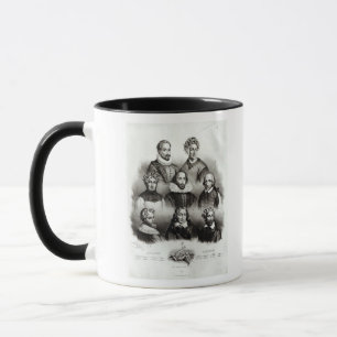Famous Authors, 1833 Mug