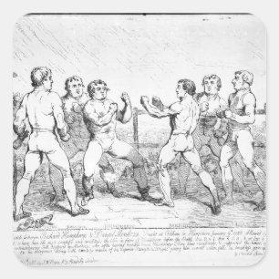 Famous Battle Between R.Humphreys and D. Square Sticker