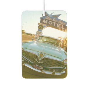 Famous Blue Swallow Motel on Route 66 Car Air Freshener