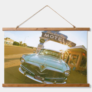 Famous Blue Swallow Motel on Route 66 Hanging Tapestry