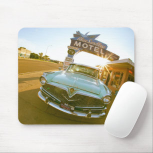 Famous Blue Swallow Motel on Route 66 Mouse Pad