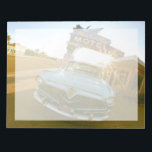 Famous Blue Swallow Motel on Route 66 Notepad<br><div class="desc">Tucumcari, New Mexico. Famous Blue Swallow Motel on Route 66 with old car parked in front.</div>